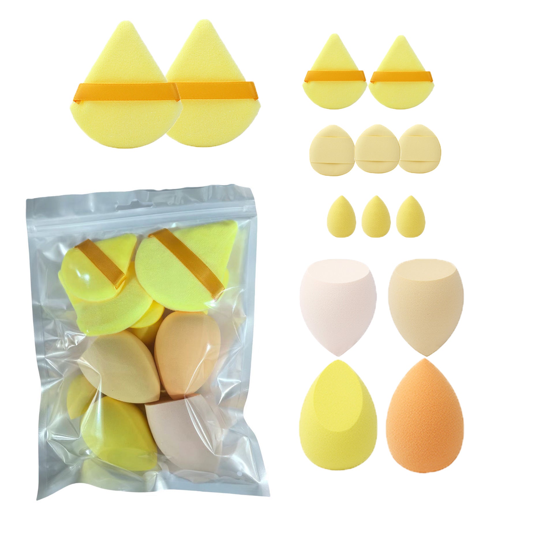 Fan-Shape Makeup Sponge Set - Image 10