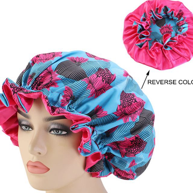 African Print Sleep Bonnet