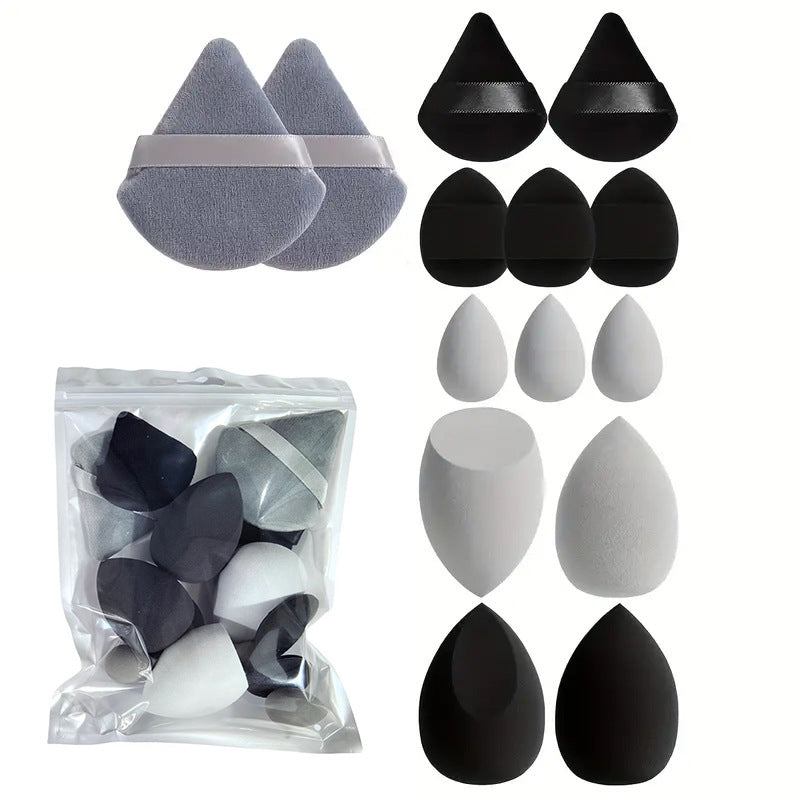 Fan-Shape Makeup Sponge Set - Image 3