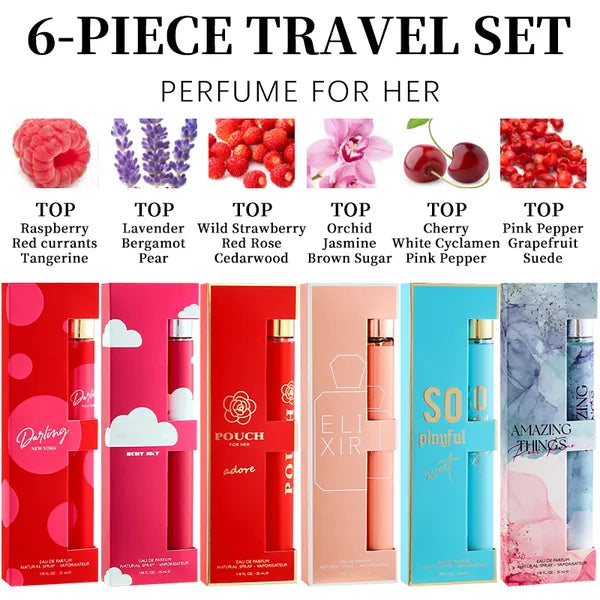Women's Travel Perfume Set – 6 Scents - Image 8