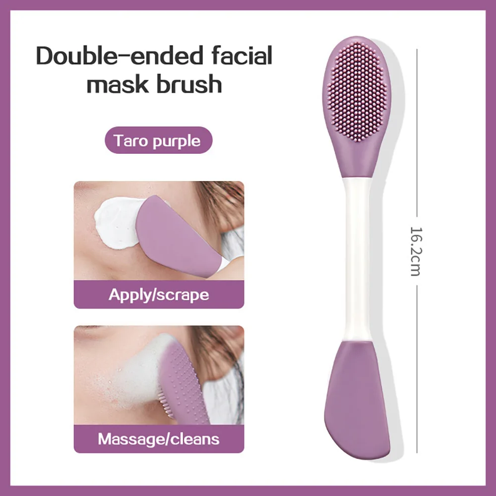 Double-Head Silicone Facial Mask & Massage Brush - Image 6