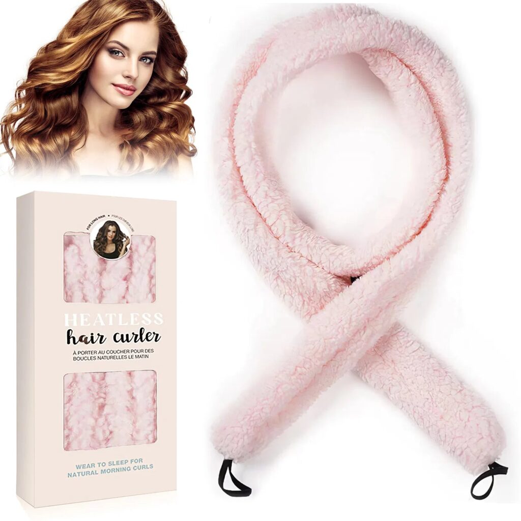 Satin Heatless Hair Curler -Overnight Soft Waves