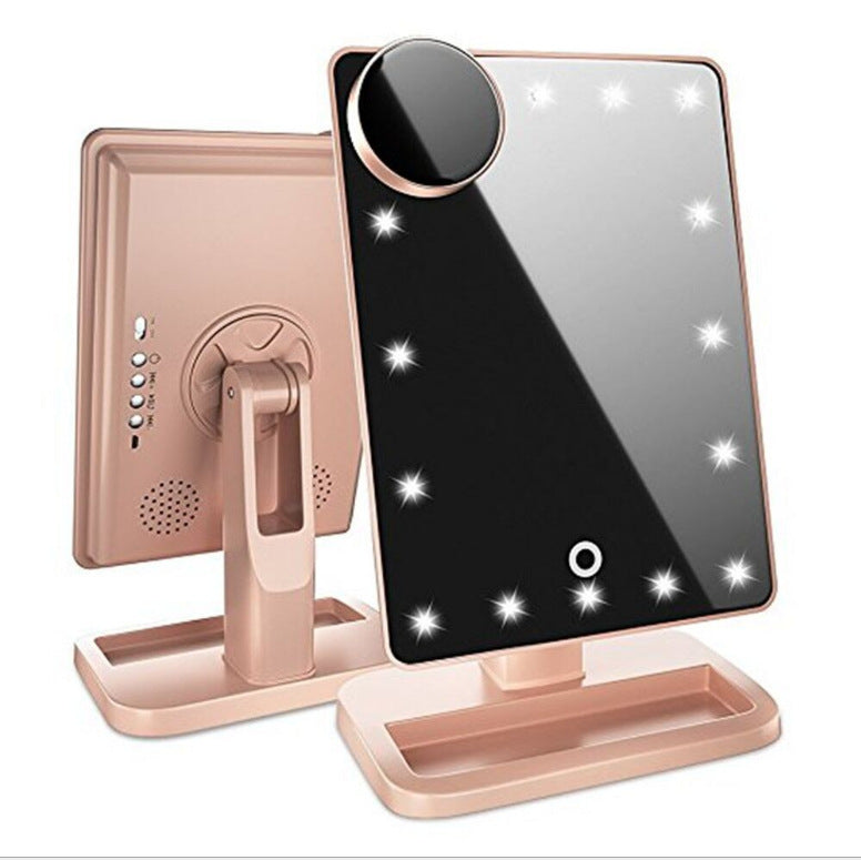 LED Smart Makeup Mirror with Bluetooth & 10x Magnification