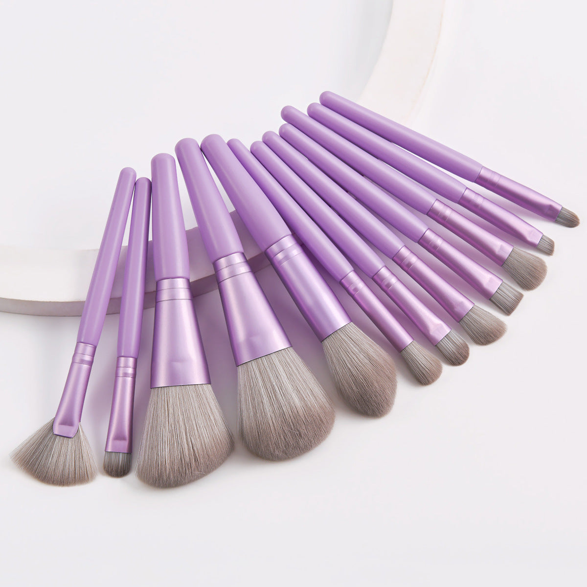 12- Portable Makeup Brush Set - Image 2