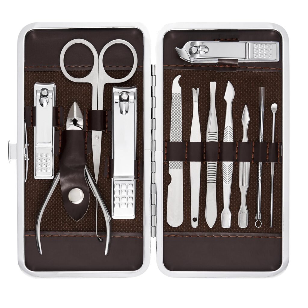Professional 12 - Piece Manicure & Pedicure Grooming Kit